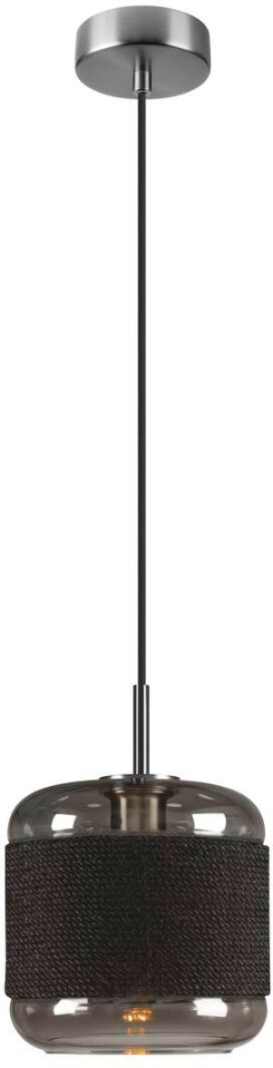SLV PANTILO ROPE 20, Suspension, 250 cm, E27, 15 W, argent - Lampes pendulaires