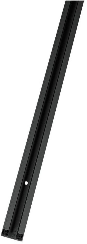 SLV Rail en saillie monophasé 2 m, noir - 1 phases électrique rail 230V