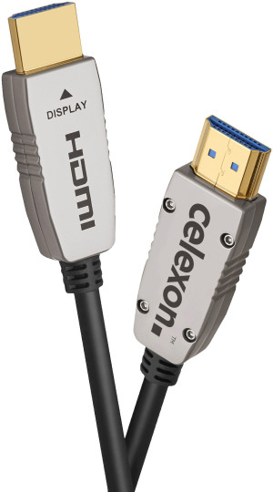 celexon UHD Optical Fibre HDMI 2.0b Câble Actif 20m, noir - Câbles HDMI