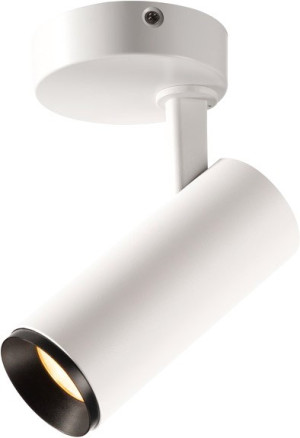 SLV NUMINOS, plafonnier intérieur, 60°, blanc/noir, LED, 10,42W, 2700K, variable Dali - Lampes murales et de plafond