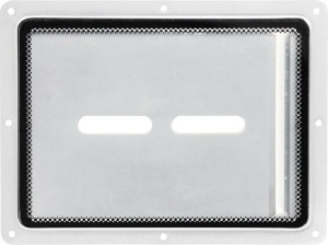 Adam Hall Hardware 88200 - Cuvette Encastrable avec Fenêtre Plexiglas - Accessoires construction de malles