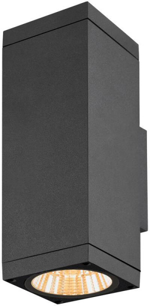 SLV THEO PRO L, applique en saillie, simple, DALI, P1, rectangulaire, 2700 K, 10 W, 24°, anthracite - Lampes sur pied, murales et de plafond (ex...