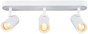 SLV NOBLO®, plafonnier et applique en saillie, triple, rond, 2700 K, 19 W, PHASE, 32°, blanc - Lampes murales et de plafond