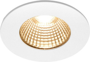 SLV PATTA-I, encastré de plafond intérieur/extérieur, rond, blanc mat, LED, 7,3W, 1800-3000K - Luminaires encastrés (extérieur)