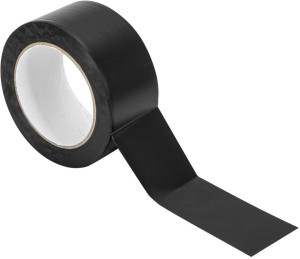 ACCESSORY Bande PVC pour tapis de danse 50mmx33m noir - Rubans adhésifs et plus encore
