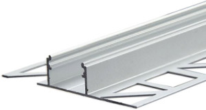 ISOLED Profilé de carrelage en T à LED, 250 cm - Profilés LED et profilés encastrés