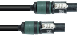 PSSO Câble de haut-parleur Speakon 2x4 3m bk - Câbles Speakon
