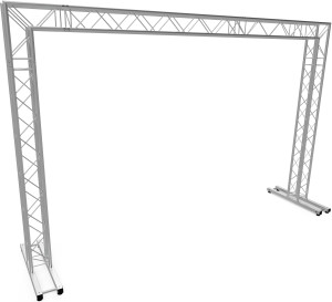Structures alu Pont à structures alu Naxpro-Truss FD24 4,00 x 2,57 m (L x H) - Traverses pour arcades
