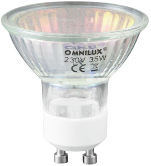 OMNILUX GU-10 230V/50W 1500h 25° vert - Lampes halogènes, socle GU10