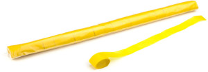 MagicFX Ruban décoratif Magic FX 10 m x 2,5 cm - Jaune - Serpentin papier