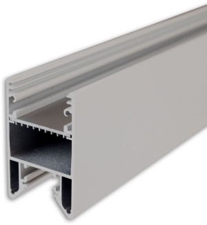 ISOLED Profilé de luminaire LED HALON alu argenté thermolaqué, 200cm, bande de refroidissement - Profilés LED et profilés encastrés