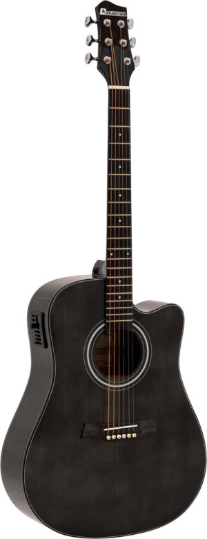 DIMAVERY STW-90 Western Guitar, vintage black - Guitares acoustiques