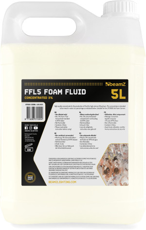 beamZ FFL5 Fluide moussant 5L concentré - Liquide à mousse