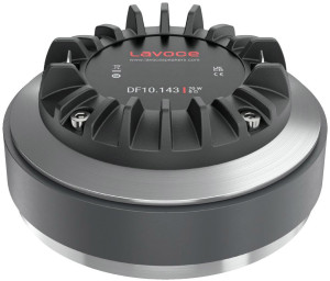LAVOCE DF10.143 Haut-parleur à compression 1", aimant en ferrite - Tweeters PA à pavillon