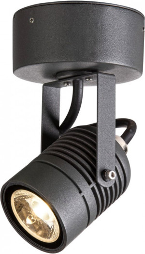 SLV LED SPOT, applique extérieure, anthracite, LED, 6W, 3000K, IP65 - Lampes sur pied, murales et de plafond (extérieur)