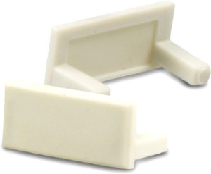 ISOLED Cache de finition pour profilé GROUND-IN10 blanc - Accessoires pour éclairage décoratif