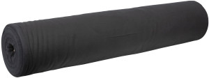 SHOWGEAR Deko Molton 160 g/m² Bolt Noir - 1,00 x 60 m (L x L) - Tissus et filets