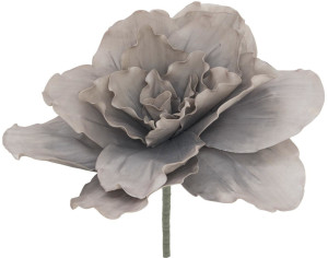 EUROPALMS Fleur géante (EVA), artificielle, beige gris, 80cm - Fleurs