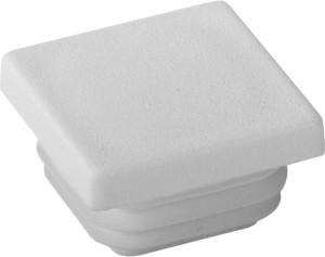 Riggatec embout blanc pour tube carré de 30 x 30 x 2,5-5 mm - 30 x 30 x 3 mm