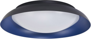 LEDVANCE Orbis Plaque 430 mm 35 W 830 Click DIM Noir et bleu - Lampes murales et de plafond
