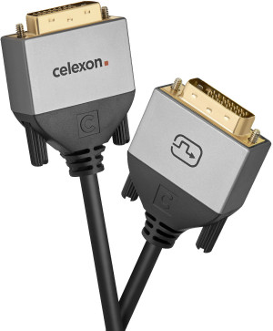 celexon Câble DVI Dual Link 5,0m - Professional Line - Câbles DVI