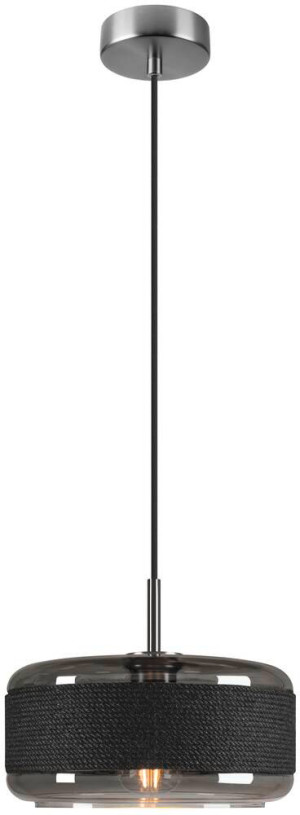 SLV PANTILO ROPE 27, Suspension, 250 cm, E27, 15 W, argent - Lampes pendulaires