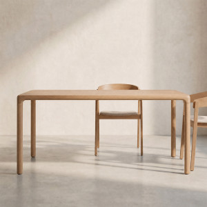 Eettafel eiken modern design 180x90 cm 180x90cm Zuiver Storm