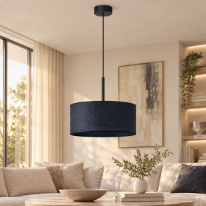 Pleciona lampa wisząca do salonu SINTRA BOHO fi - 40 cm
