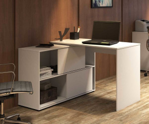Ma Chambre d'Enfant Bureau ado Snow  Blanc