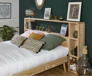Ma Chambre d'Enfant Tête de lit adulte Pola  Bois naturel 140 cm