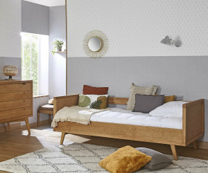 Ma Chambre d'Enfant Lit banquette adulte Taloa  Noisette 90x190 cm
