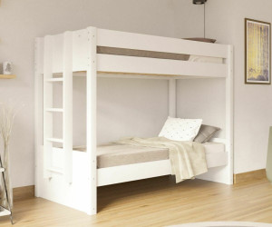 Ma Chambre d'Enfant Lit superposé adulte Yudi  Blanc 80x190 cm