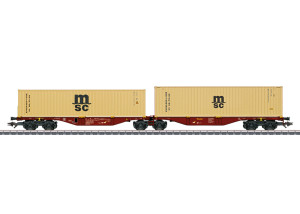 Doppel-Containertragwagen Sggrss 80