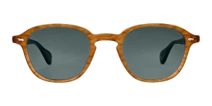 Garrett Leight Gilbert Buterscotch/Pure Blue