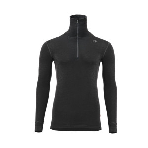 Aclima Warmwool Polo (M) Herre - Jet Black - Str. S