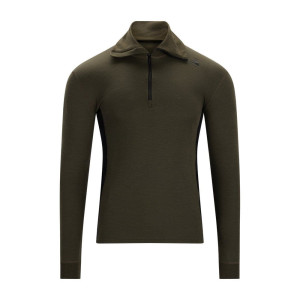 Aclima Warmwool Polo (M) Herre, Tarmac - Str. S