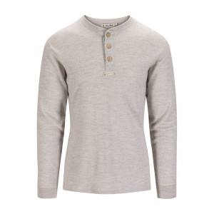 Aclima Warmwool Granddad-Shirt (M) Herre, Beige - Str. S