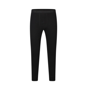 Aclima Fleecewool V2 Longs (M) Til Herre, Black - Str. Xl