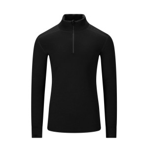 Aclima Fleecewool V2 Polo (M) Til Herre, Black - Str. 2xl