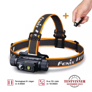 Fenix Hm70r Oppladbar Hodelykt 1600 Lumen + Mini-Lite Lykt