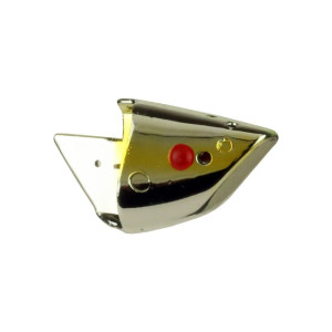 Hurricane Bait Head Medium, 3 Stk - Uv Chrome Richie Rich L
