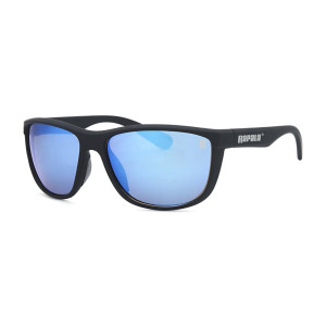 Rapala Sportsman Wahoo Solbrille - Matte Black, Blue Mirror