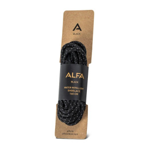 Alfa Skolisser, Sort/grå - 220 Cm