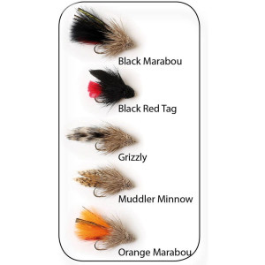 Wiggler Muddler Fluer - 5 Pk