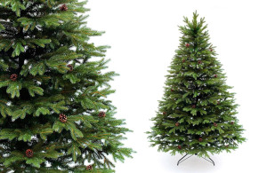 CHOINKA ŚWIĄTECZNA 220 CM ŚWIERK ALPEJSKI