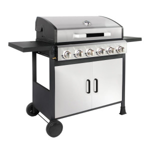 GRILL GAZOWY Z 6 PALNIKAMI BRENNER BR-G6N