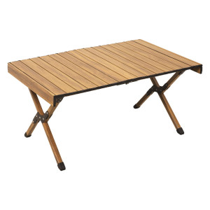 STOLIK KEMPINGOWY SKŁADANY DREVO 90 CM Z ALUMINIUM