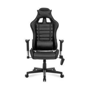 FOTEL GAMINGOWY SKILL RGB COMBO BLACK Z OŚWIETLENIEM LED I PILOTEM