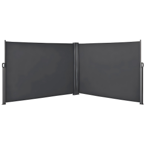 ŚCIANKA BOCZNA MARKIZA 600X200 CM NA TARAS ANTRACYT