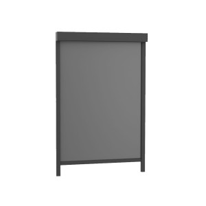 MARKIZA ELEKTRYCZNA 2 M (175X258 CM) ŚCIANKA BOCZNA DO PERGOLI ELITE ANTRACYT